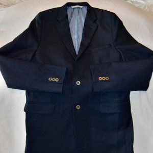 Nordstrom Boys Navy Blue Dress Suit Blazer Size 22